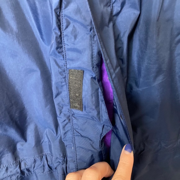 Marmot Gore•Tex Nylon Jacket Women's Medium Purple Navy Hooded - Picture 3 of 12